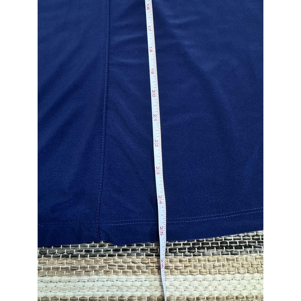 Jamie Sadock Long Sleeve Mock Neck Golf Shirt Women's Medium Blue Zip Pullover - Picture 12 of 14